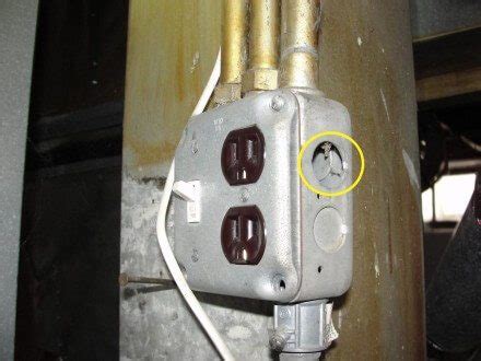 knockout plug for electrical panels